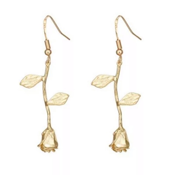🆕 Drop Rose Earrings - Picture 3 of 3